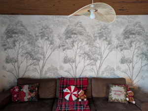 Photo de galerie - Pose tapisserie panoramique