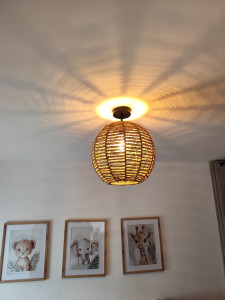 Photo de galerie - Pose d'un luminaire à Annemasse 