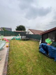 Photo de galerie - Tonte d’un petit jardin 