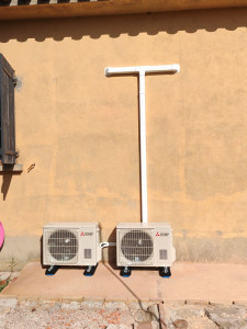 Photo de galerie - Installation climatiseur, pose au sol. Je m'adapte à la demande du client 
