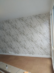 Photo de galerie - Pose papier peint 