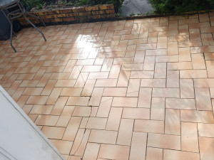 Photo de galerie - La terrasse pas faite depuis 2 ans .la personne très contente ?moi aussi