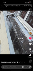 Photo de galerie - Application une résine spécial  zinguerie