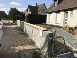 Photo de galerie - Construction d’un mur 