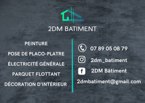 Photo de galerie - Electricité , Placo peinture