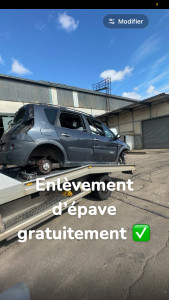 Photo de galerie - Enlèvement d’épave gratuit 