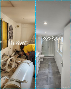 Photo de galerie - Rénovation salle de bain 