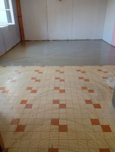 Photo de galerie - Réalisation d'une dalle 