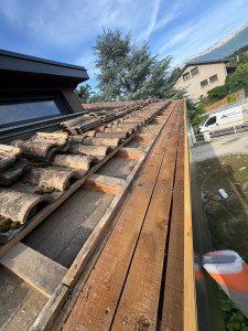 Photo de galerie - Avant installation en zink