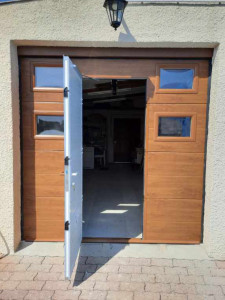 Photo de galerie - Porte Sectionnelle avec Portillon 