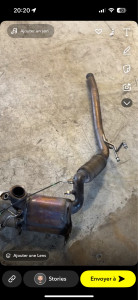 Photo de galerie - Démontage et nettoyage manuel du FAP (dernière grosse mécanique effectuée)