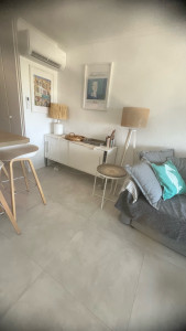 Photo de galerie - Rénovation carrelage 0,71/0,71 gris cérame 