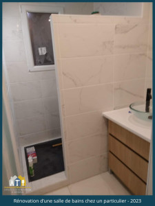 Photo de galerie - Rénovation d'une salle de bain chez un particulier