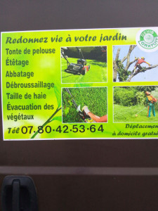 Photo de galerie - Auto-entrepreneur tout 

service élagage
