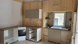 Photo de galerie - Montage meuble en kit, cuisine, parement bois etc