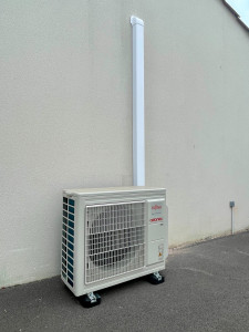 Photo de galerie - Groupe unité extérieur support sol