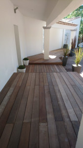 Photo de galerie - Pose de terrasse bois 