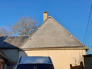 Photo de galerie - Création pignon ardoise 
