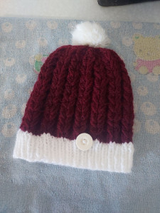 Photo de galerie - Je réalise également du tricot pour les enfants, ce bonnet est un exemple 