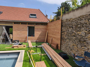 Photo de galerie - Bardage Douglas 