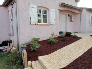 Photo de galerie - Création jardin et plantation 