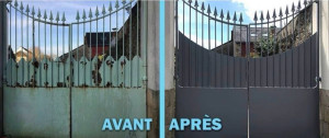 Photo de galerie - Peinture portail
