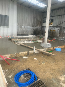 Photo de galerie - Coulage de dalle