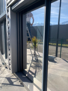 Photo de galerie - Nettoyages de baie vitrée 