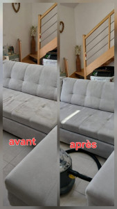 Photo de galerie - NETTOYAGE CANAPE