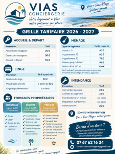 Photo de galerie - Nos tarifs 