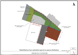 Photo de galerie - Permis de construire_Rénovation_Plan Masse