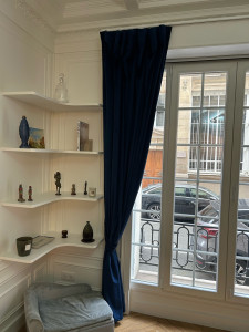 Photo de galerie - Confection sur mesure : Rideaux velours plus flamands 