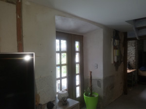 Photo de galerie - Mur à habiller avec du lambri