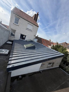 Photo de galerie - Pose toiture bac acier isolé 