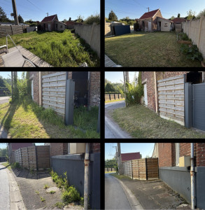 Photo de galerie - Tonte d’un jardin + devanture   