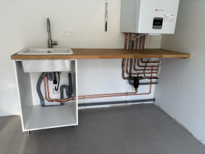 Photo de galerie - Meuble vasque plus plan de travail 