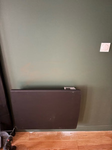 Photo de galerie - Pose d’un radiateur 