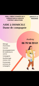 Photo de galerie - Affiche services proposés 