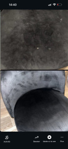 Photo de galerie - Nettoyage Chaise en tissu 