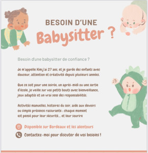 Photo de galerie - Baby-sitter 24h/24h