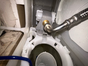 Photo de galerie - Remplacement mécanisme et flotteur GROHE Wc suspendu 