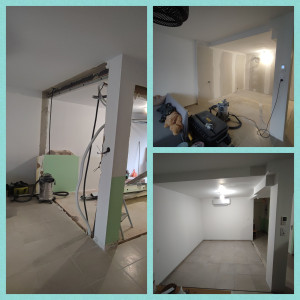 Photo de galerie - Agrandissement d'un salon et réduction d'un garage 