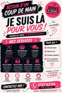 Photo de galerie - Si vous avez pas assez de temps pour faire vos courses ou que vous êtes pas en état de les faire n’hésiter pas je suis là 