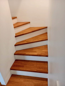 Photo de galerie - Fabrication et pose de marches d'escaliers 

