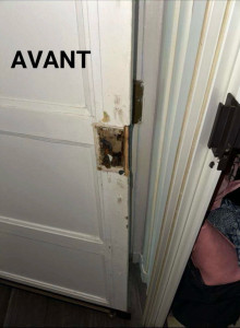 Photo de galerie - Installation nouvelle serrure 