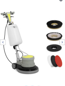 Photo de galerie - Nettoyage de sol à la mono brosse
