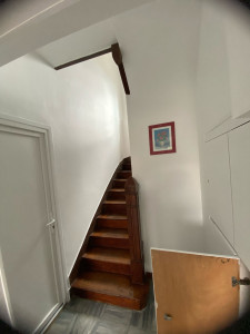 Photo de galerie - Rénovation intérieur,ratissage,peinture,les escaliers 