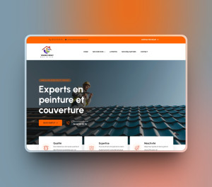 Photo de galerie - Site vitrine couvreur