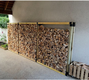 Photo de galerie - Rangement bois de chauffage 
