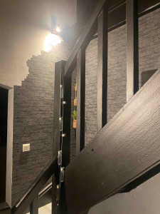 Photo de galerie - Papier peints, peinture escalier